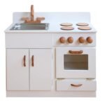 Classic Wooden Play Kitchen - White
